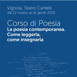 corso di poesia 2019 poesia contemporanea