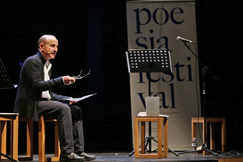 Giuseppe Cederna per gli Istituti Superiori dell'Unione Terre di Castelli - Poesia Festival '14 :: photo Serena Campanini-Elisabetta Baracchi
