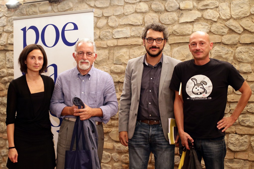 Poeti delle Marche, Franca Mancinelli, Francesco Scarabicchi, Massimo Gezzi e Luigi Socci - Poesia Festival '14 :: photo Serena Campanini-Elisabetta Baracchi