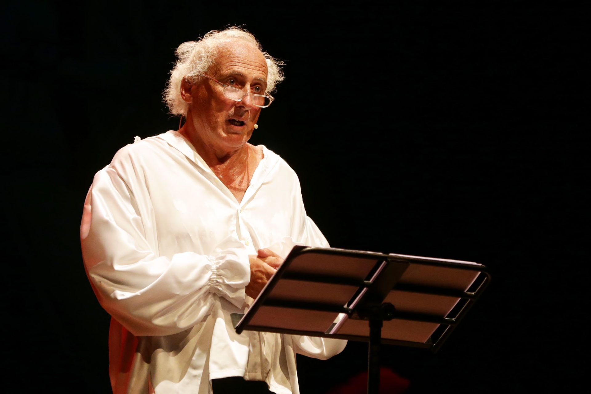 Stefano Benni in Cyrano de Bergerac a Poesia Festival ’14 :: photo Serena Campanini-Elisabetta Baracchi