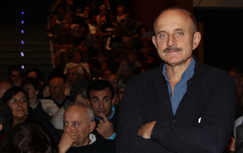 Giuseppe Cederna tra il pubblico dell'inaugurazione di Poesia Festival '14 :: photo Serena Campanini-Elisabetta Baracchi