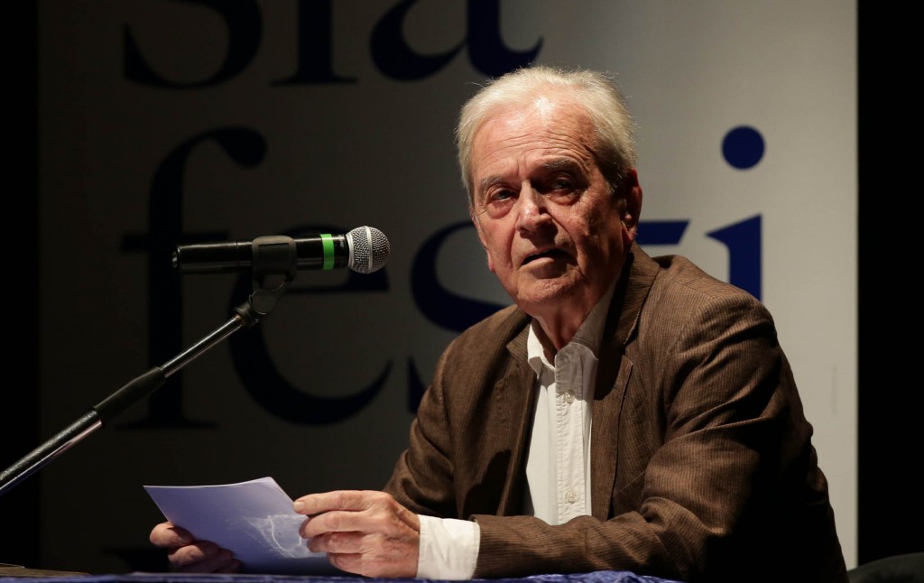 Lezione magistrale di Nanni Balestrini a Poesia Festival '14 :: photo Serena Campanini-Elisabetta Baracchi