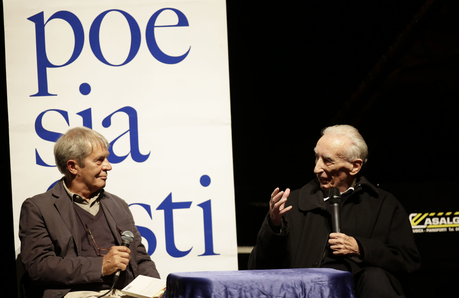 Umberto Fiori e Franco Loi :: photo Serena Campanini-Elisabetta Baracchi