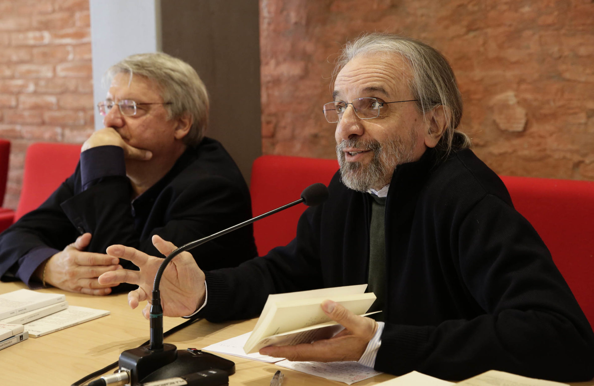 Alberto Bertoni e Cesare Viviani Poesia Festival