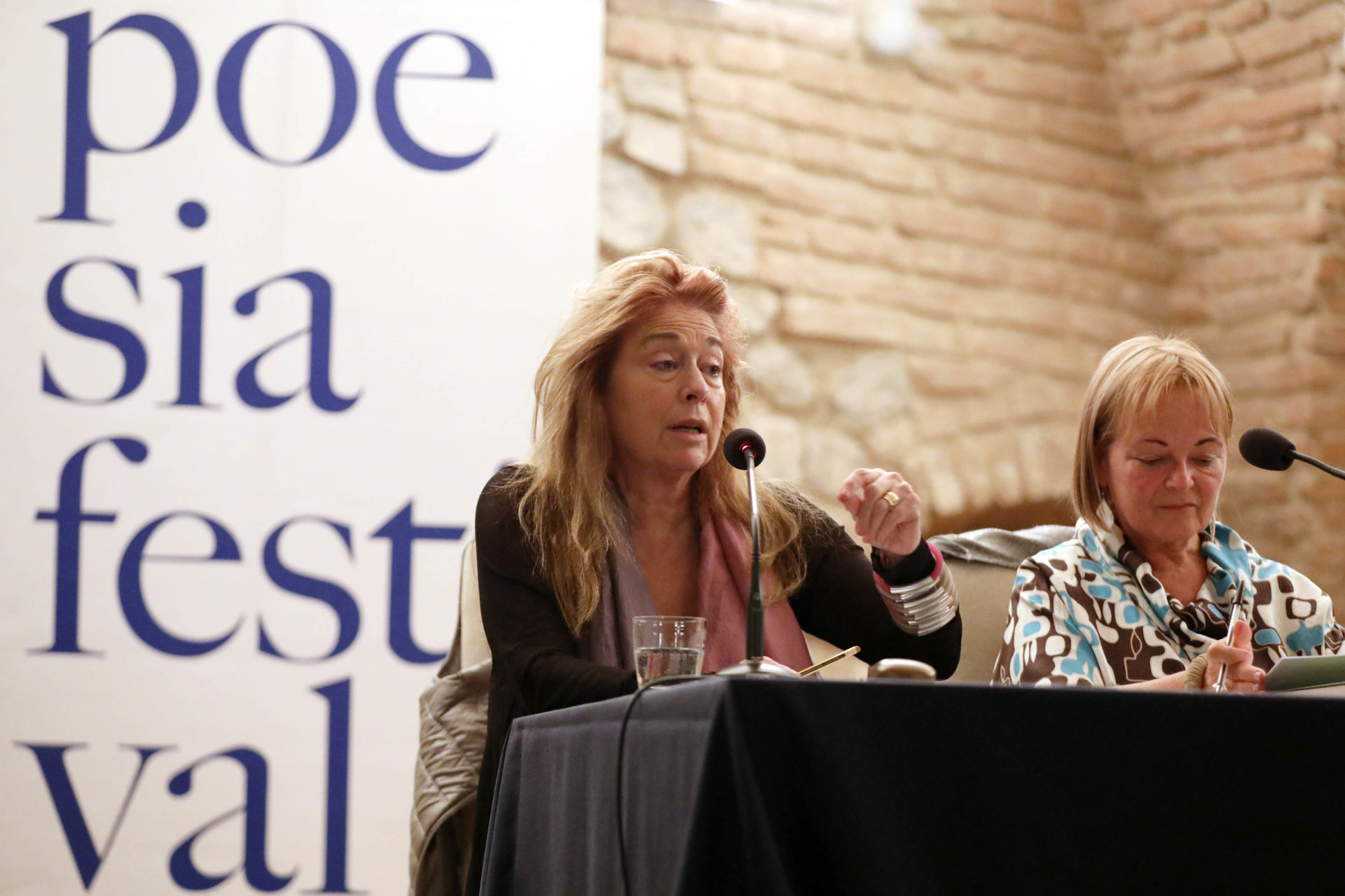 Jorie Graham e Antonella Francini Jorie Graham e Antonella Francini