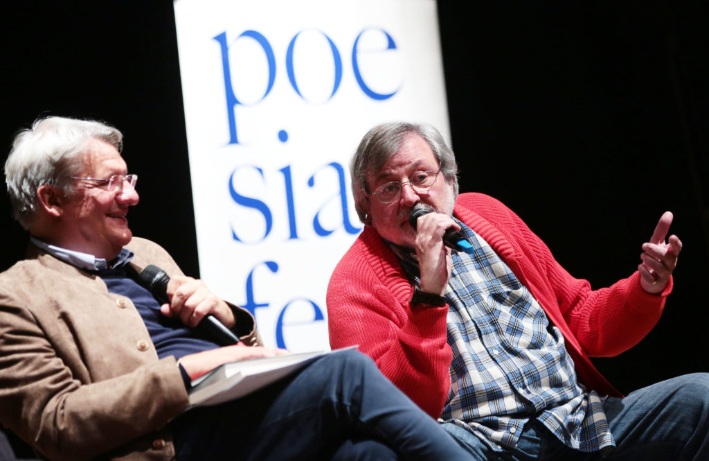 Alberto Bertoni e Francesco Guccini - photo © Elisabetta Baracchi