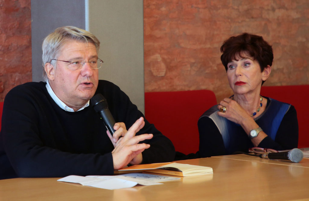 Alberto Bertoni e Rosita Copioli - Poesia Festival '17 photo © Elisabetta Baracchi