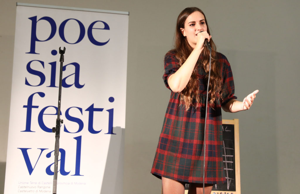 Eugenia Galli Castelli poetry Slam - Poesia Festival 2017 photo © Serena Campanini