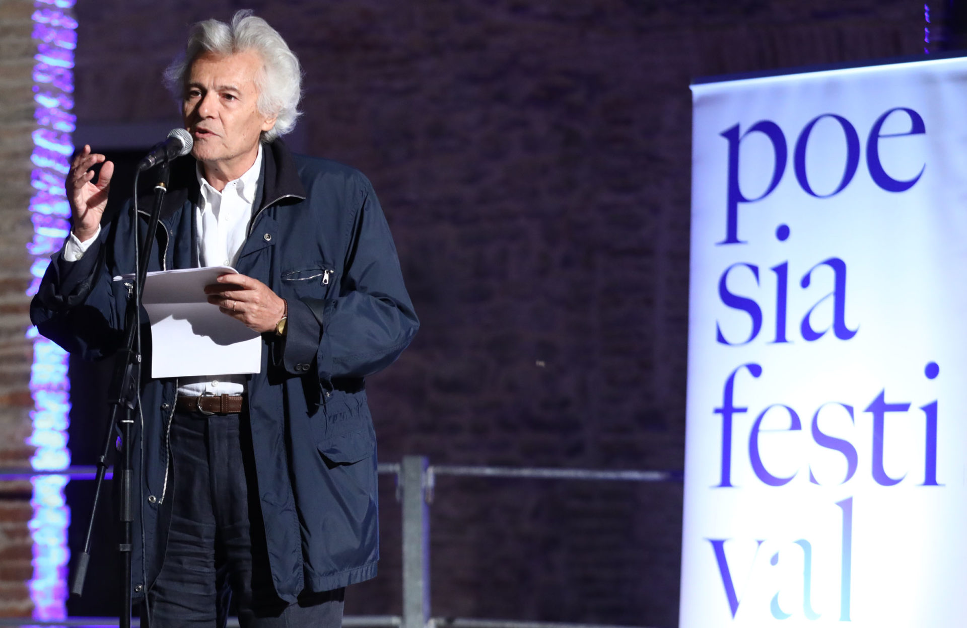 Gianni D’Elia a Poesia Festival ’17 – photo© Serena Campanini