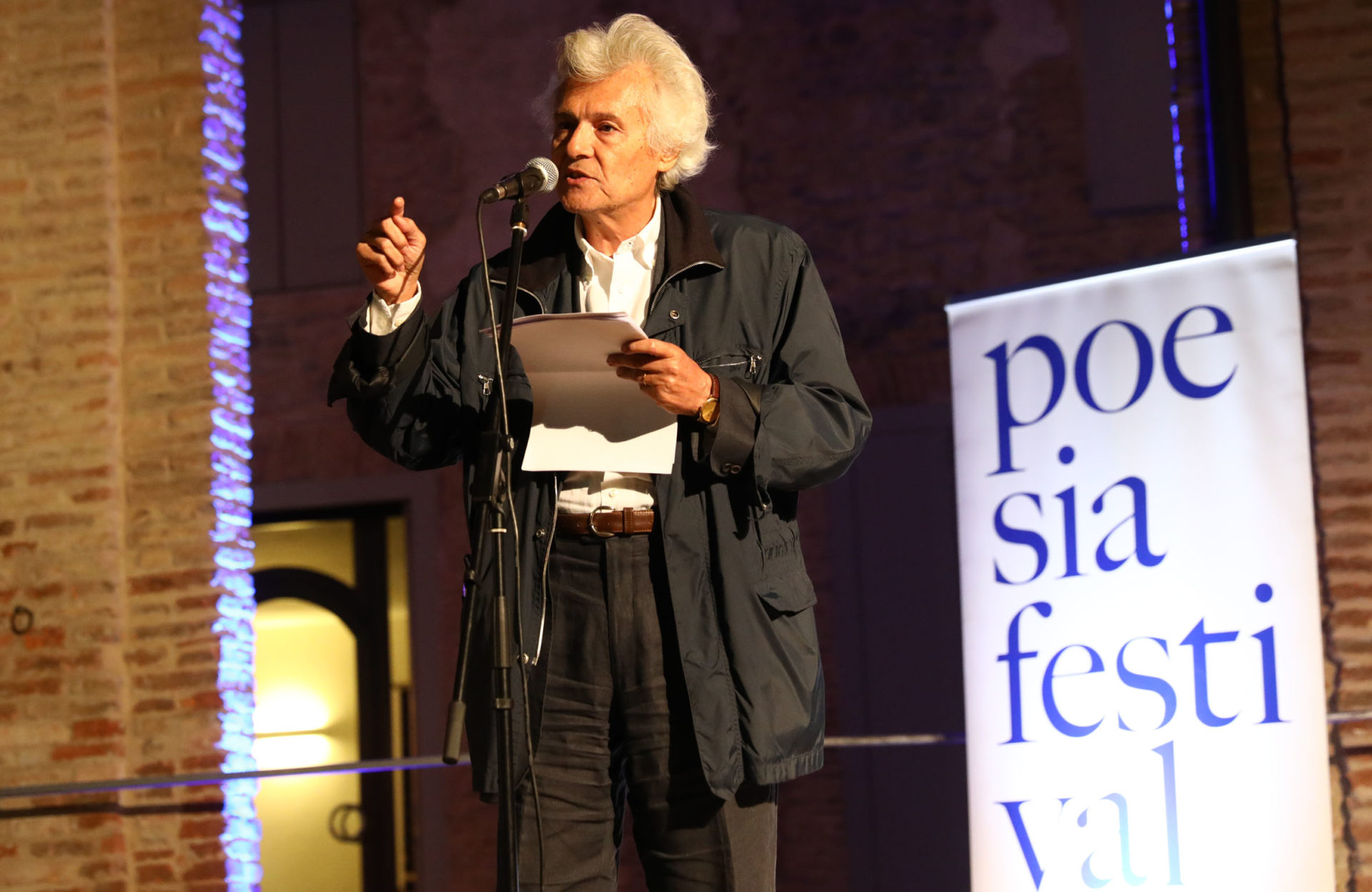 Gianni D’Elia a Poesia Festival ’17 – photo© Serena Campanini