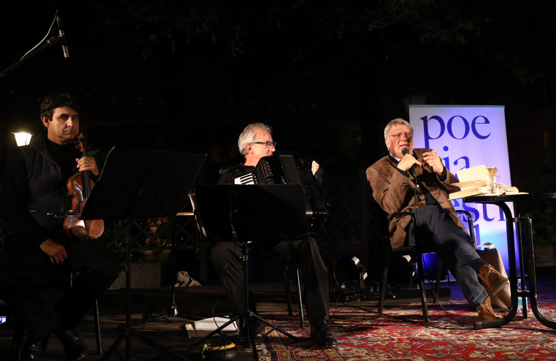 Giovanni Sardo, Sergio Scappini e Alberto Bertoni – photo© Elisabetta Baracchi