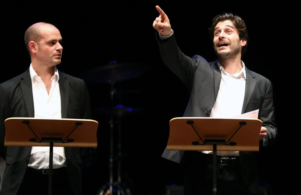 Michele Dell'Utri e Lino Guanciale Immagina John Lennon - Poesia Festival '17 photo © Serena Campanini