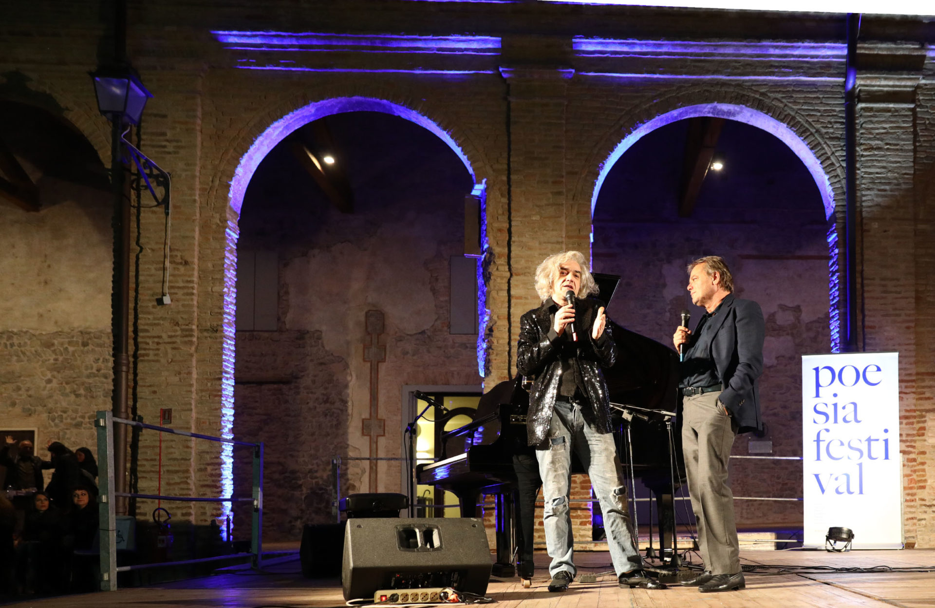 Morgan e Leo Turrini a Poesia Festival ’17 -photo© Serena Campanini Morgan e Leo Turrini a Poesia Festival ’17 -photo© Serena Campanini