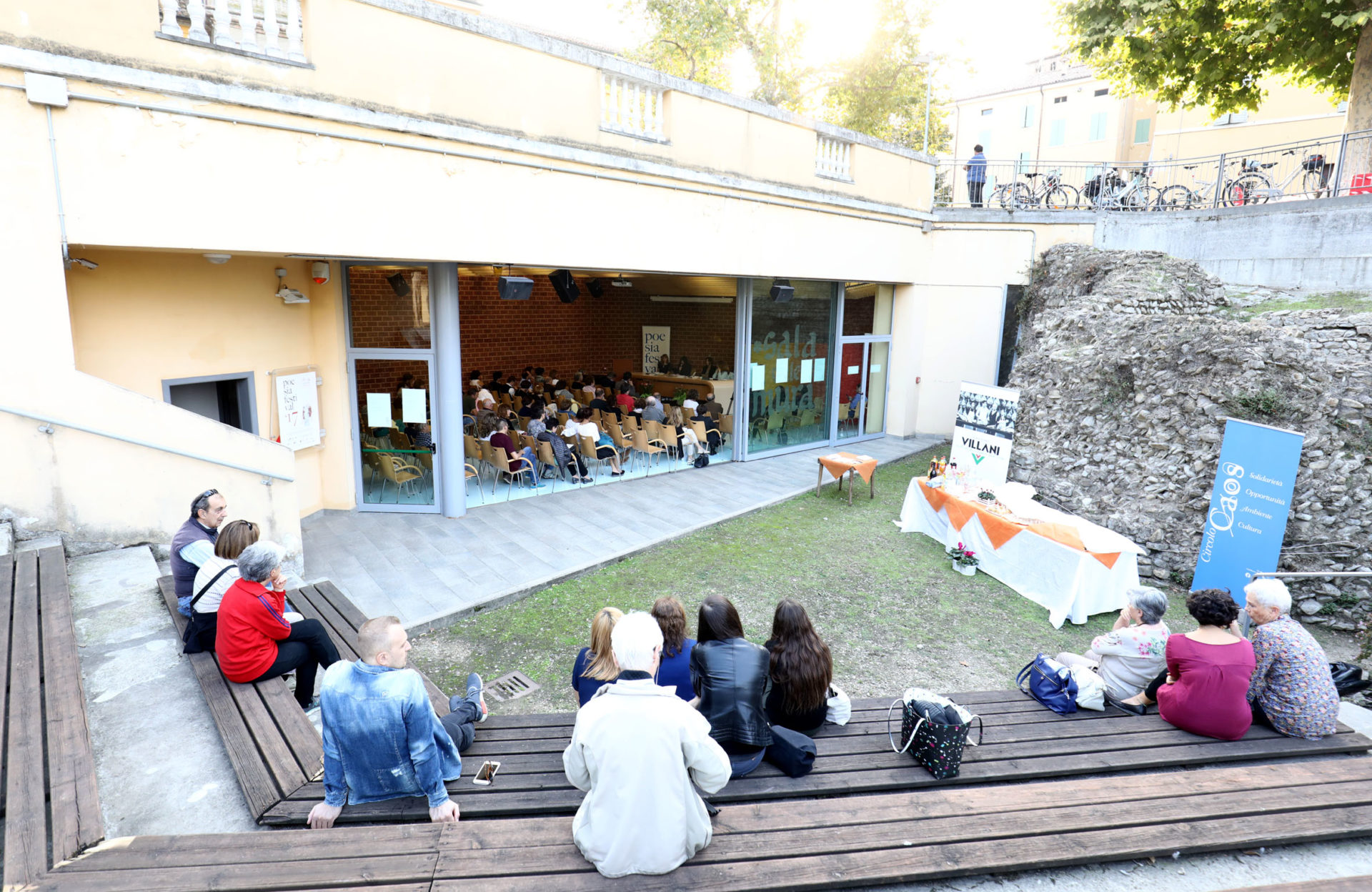 Tre autrici della poesia italiana a Poesia Festival ’17 – photo © S.Campanini Tre autrici della poesia italiana a Poesia Festival ’17 – photo © S.Campanini