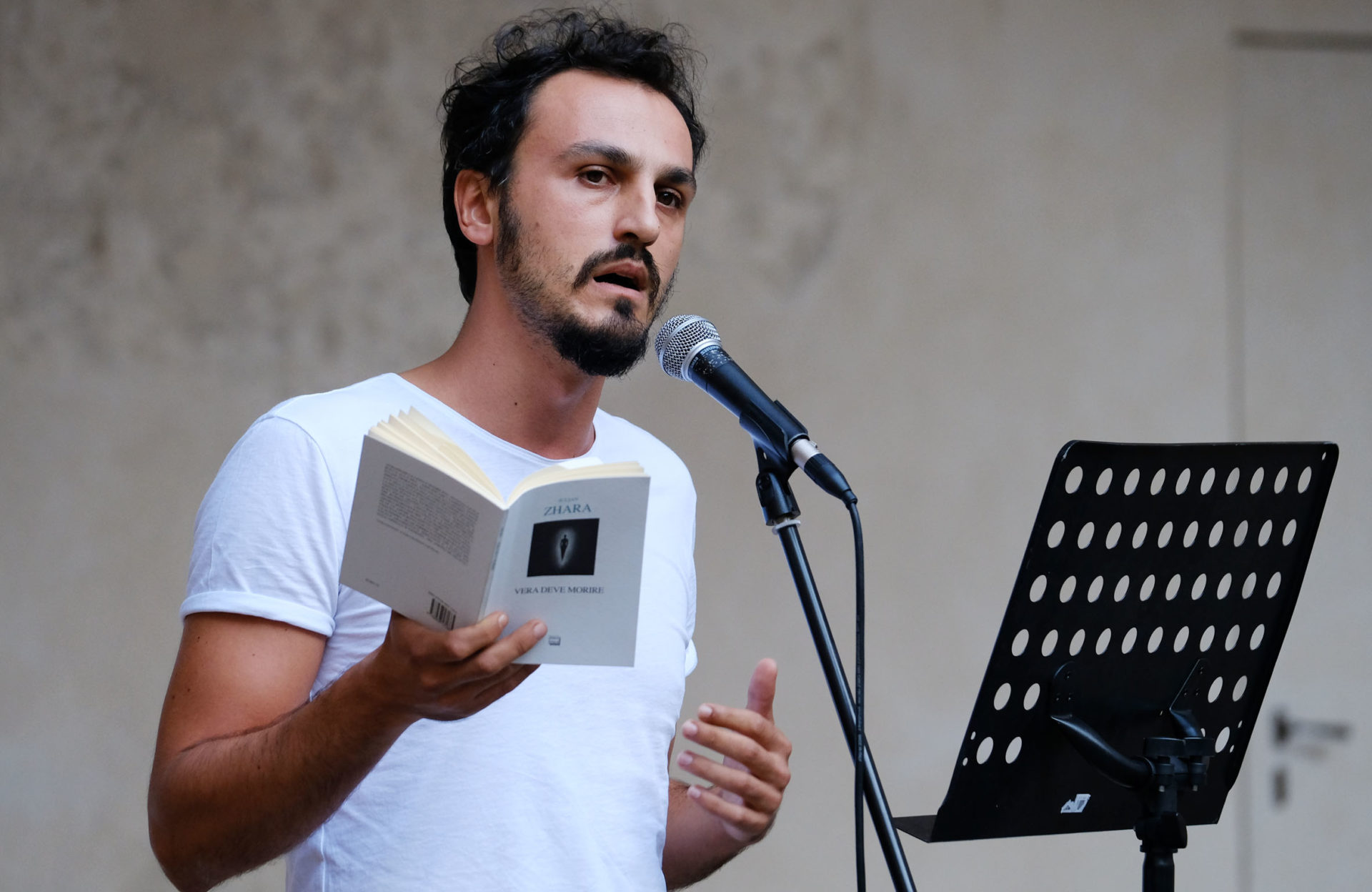 julian zhara Spilamberto poesia festival ’18 photo © Serena Campanini