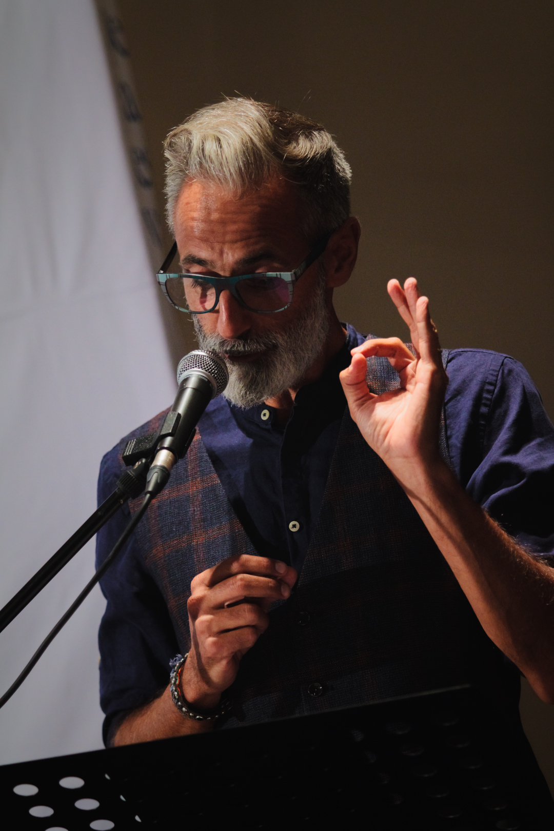 andrea santonastaso castelnuovo rangone Poesia Festival ’18 photo © Fiorenza Zoboli