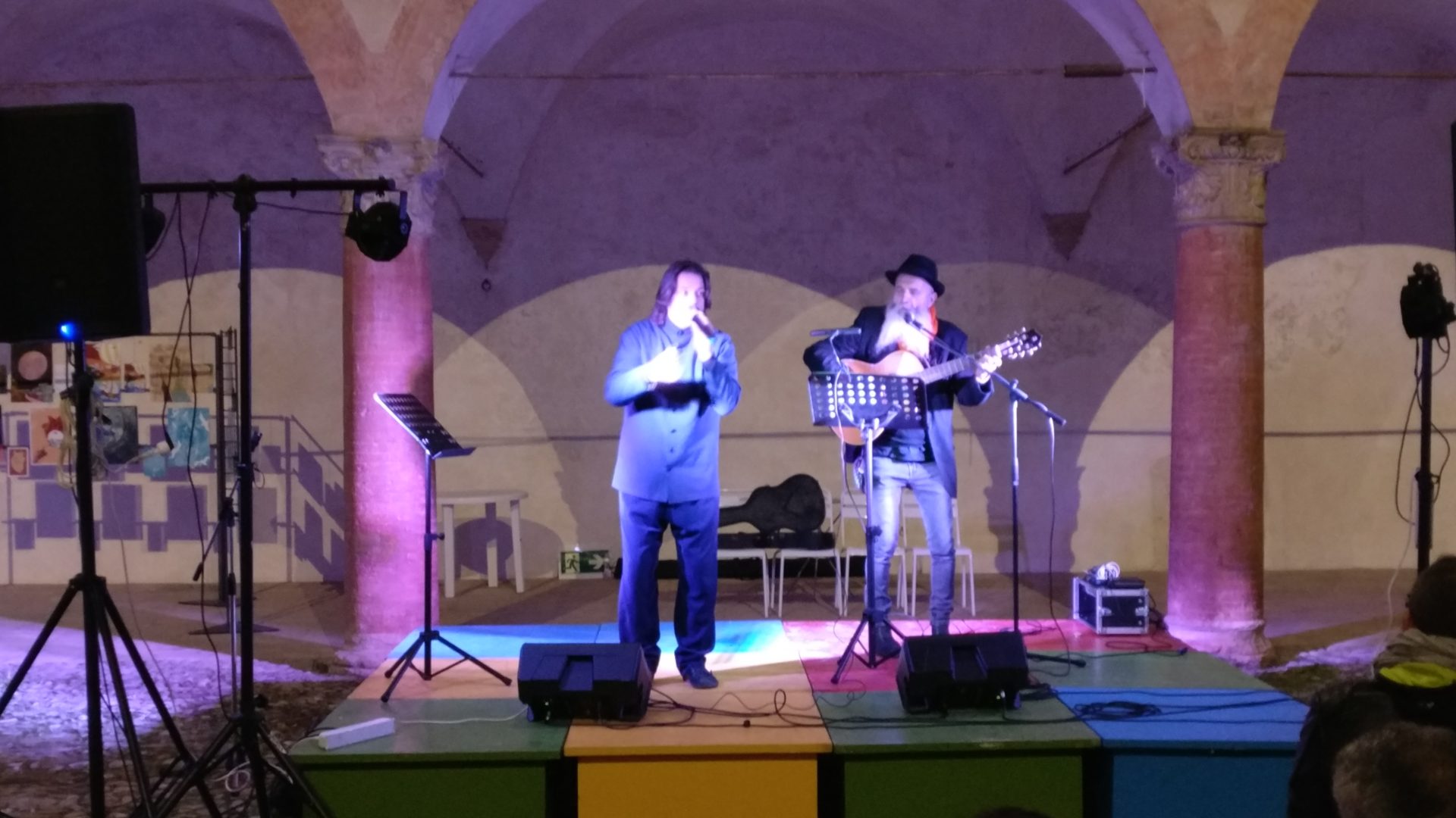 dome bulfaro e francesco marelli spilamberto poesia festival 2019 modena 2